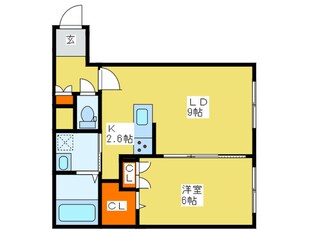 カヌレの物件間取画像